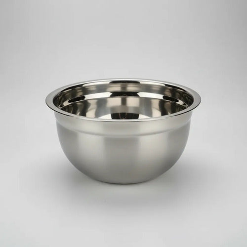 Bowl Profundo 26 Cm Acero Inoxidable Plateado