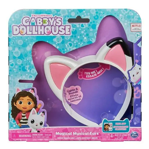Vincha Musical Gabby's Dollhouse Orejas Mágicas Con Sonido