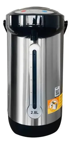 Termo Hervidor Recco 2.8 Litros Termo Eléctrico Plateado