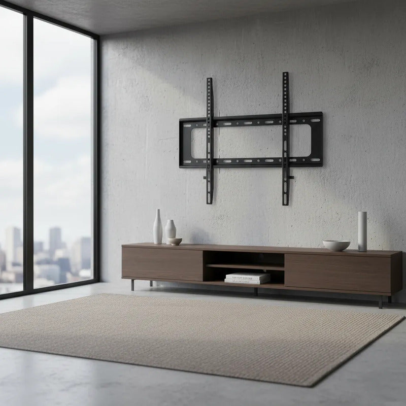 Soporte Genérico Para Tv 26-65  Hasta 75 Kg Resistente Negro