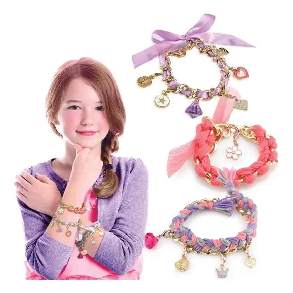 Set Brazaletes Ultra Toys Tejidos Con Charms