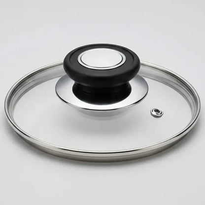 Pack 2tapa De Cristal 14 Cm Con Mango Para Sartén, Ollas Vidrio