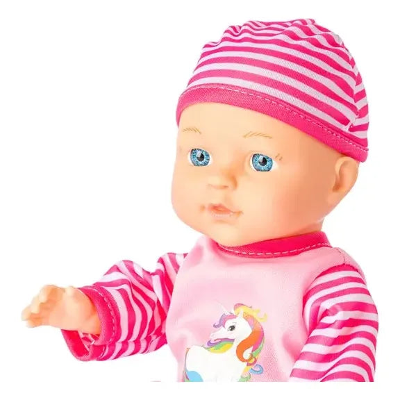 Muñeca Bostecitos Babydoll 4 Sonidos 30cm