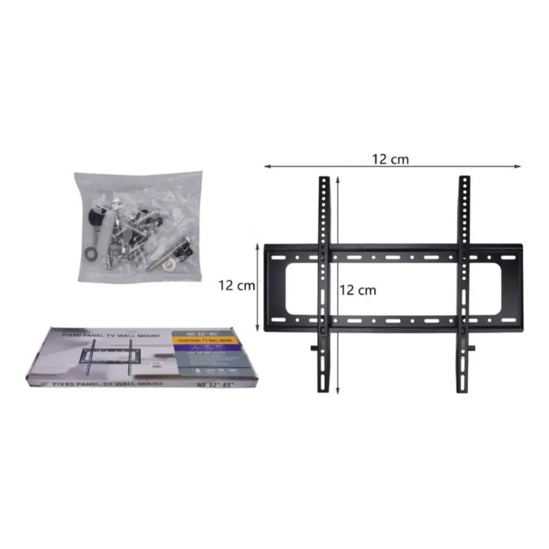 Soporte Genérico Para Tv Ns32-85 Hasta 75 Kg Resistente Negro