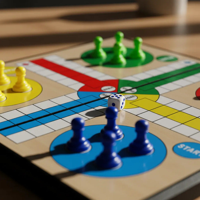 Ludo Magnetico Juego Mesa Clásico Educativo Tablero