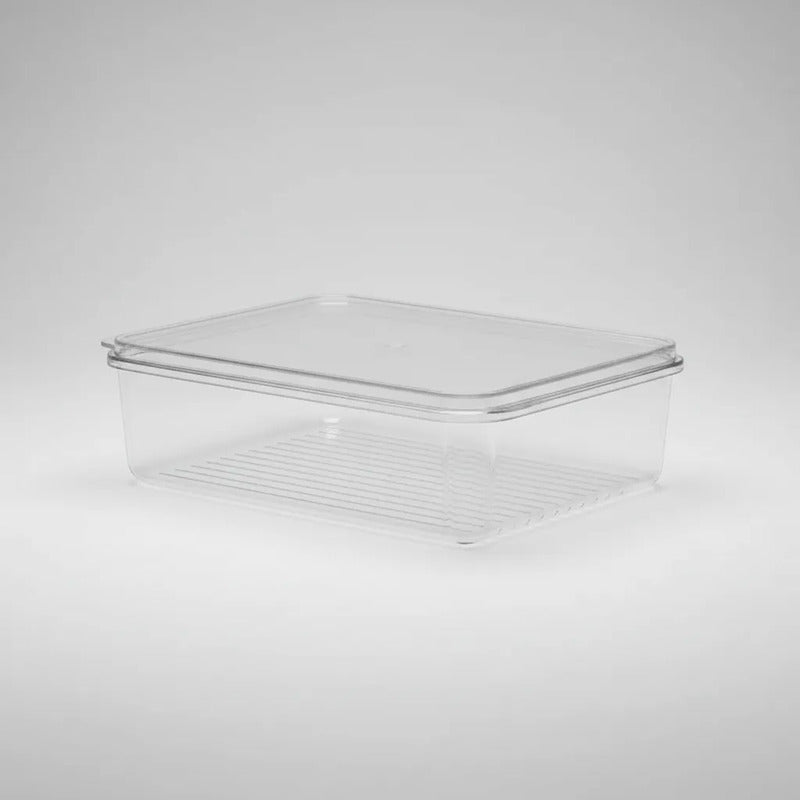 Caja Organizadora Para Refrigerador 9.5cmx28cmx30cm Transparente