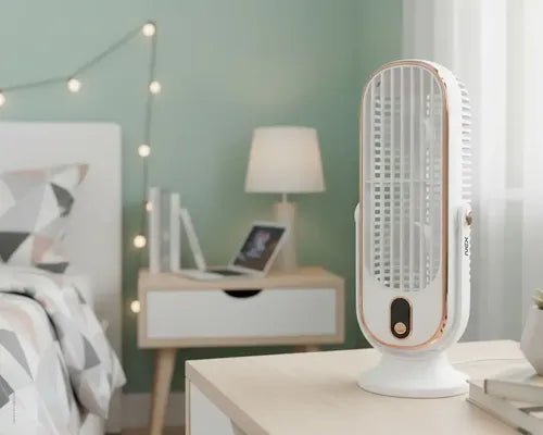 Ventilador Escritorio Usb Blanco Blanco