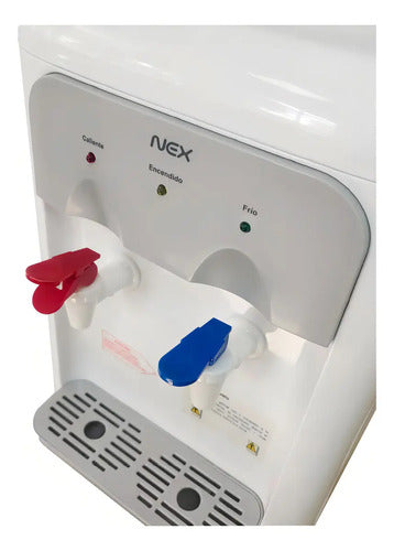 Dispensador De Agua Nex Da-112 20l Corriente Doméstica Fría Y Caliente Blanco