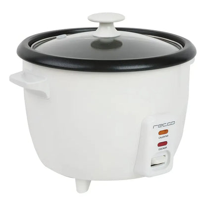 Olla Arrocera Eléctrica Recco 1l Aluminio Antiadherente 400w Modelo Rrc-5 Blanco