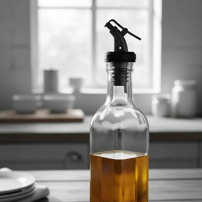 Dispensador De Aceite Botella De Vidrio