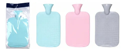 Pack 2 Guatero Silicona Agua Caliente Calentador 1 Lts