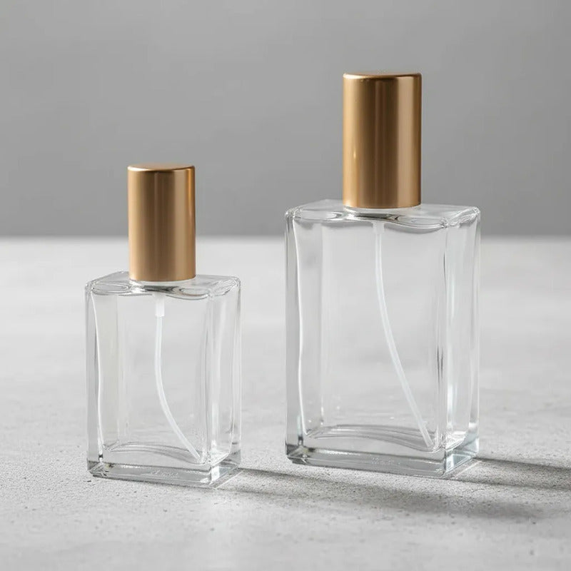 Pack 12 Botella Recargable Perfume Atomizador 50ml Vidrio Vidrio