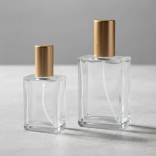 Pack 12 Botella Recargable Perfume Atomizador 50ml Vidrio Vidrio