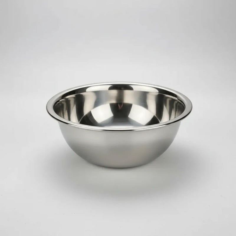 Bowl Acero Inoxidable Ensaladas Cocina Reposteria 50cm Plateado