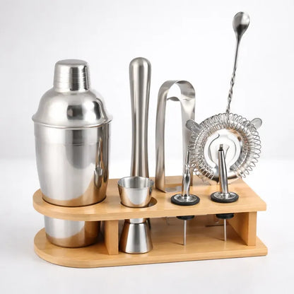 Coctelera Bartender Acero Inoxidable Profesional Acero Inoxidable/madera