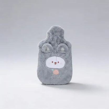 Guatero Con Funda Polar De Diseños Bolsa Agua Caliente 2lts Gris, Rosa, Verde, Café (varios Colores)