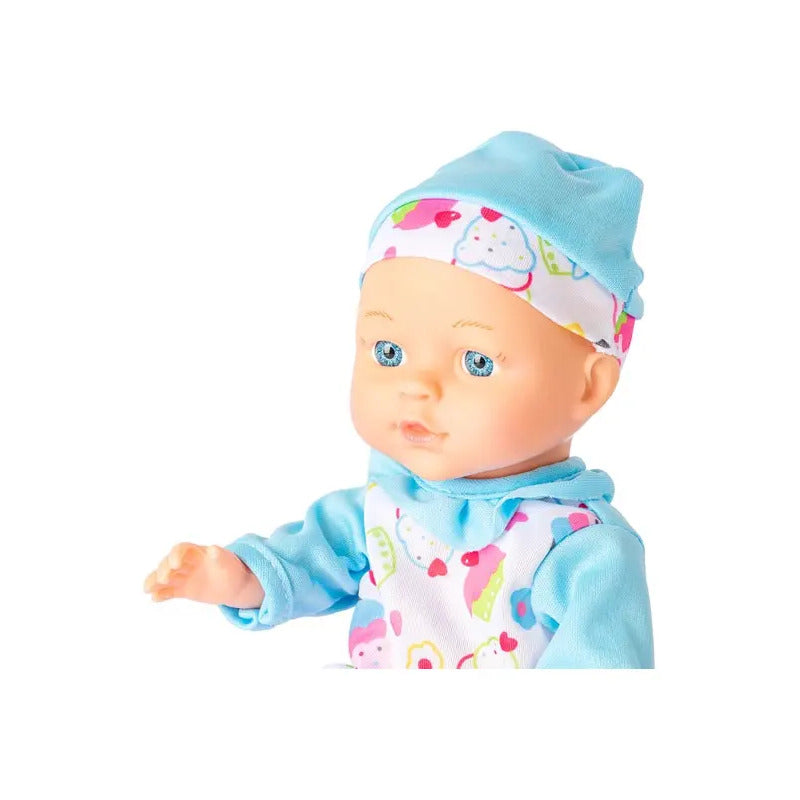 Muñeca Bostecitos Babydoll 4 Sonidos 30cm