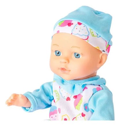 Muñeca Bostecitos Babydoll 4 Sonidos 30cm