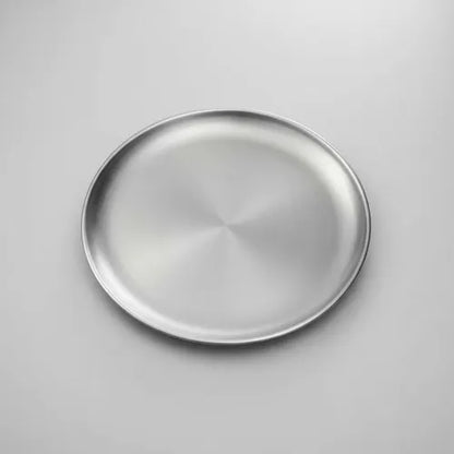 Pack 4 Platos Acero Inoxidable 17cm Cocina Acero Inoxidable Plato