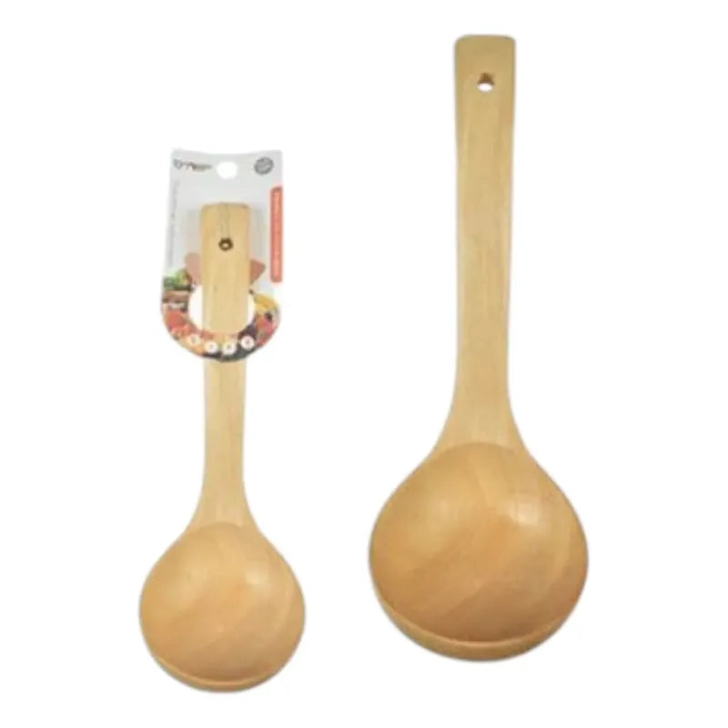 Cuchara De Bambu 27cmx8.5cm Para Cocinar Utensilio Madera