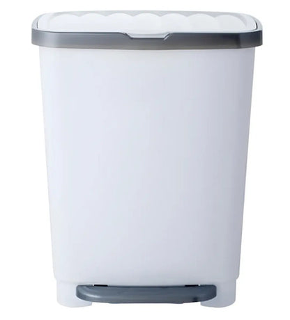 Basurero De Pedal 25 Litros Kleine Blanco