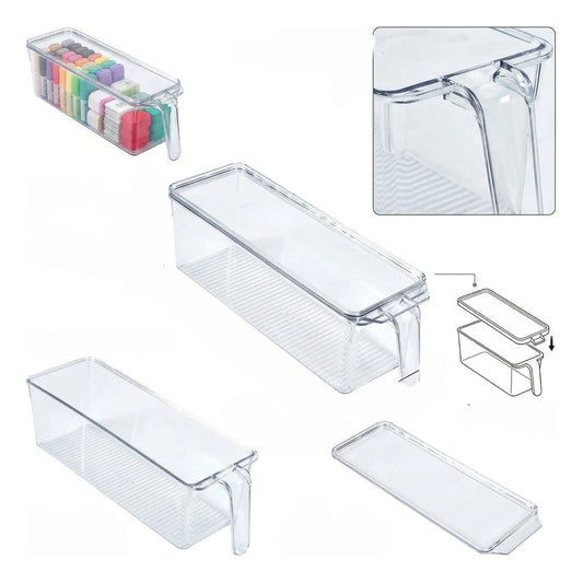 Caja Organizadora Para Refrigerador 9cmx28cmx20.5cm Transparente