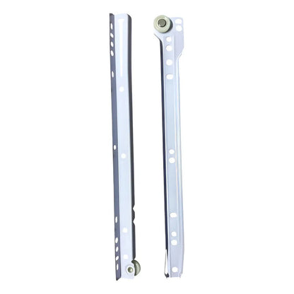 Pack 2 Corredera O Riel Blanco Para Cajón 45 Cm Blanco