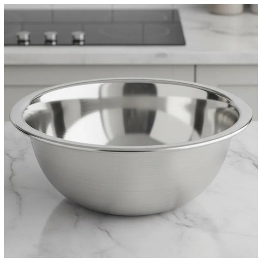 Bowl Acero Inoxidable Ensaladas Cocina Reposteria 60cm Plateado