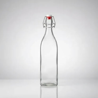 Pack 2 Botellas De Almacenamiento 1000ml Vidrio