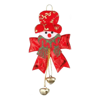 Pack De 4 Adornos Navideños De 19x10 Cm Rojo