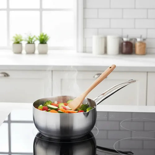Sartén De Acero Inoxidable Para Huevos, 18 Cm, Sin Tapa Acero Inoxidable