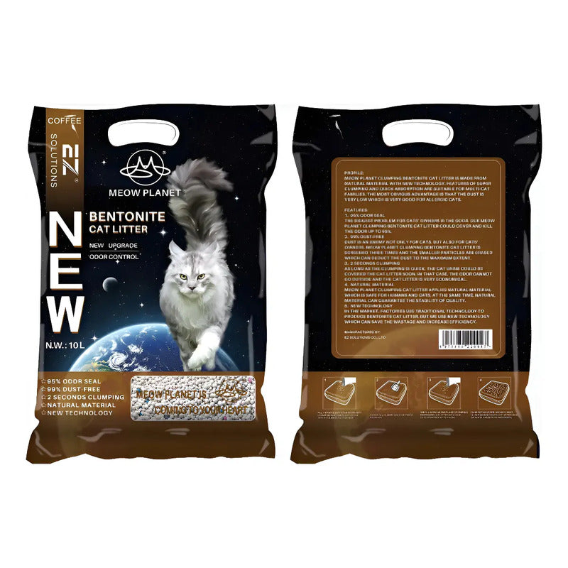 Arena Para Gato Aglutinante 24 Kg, Aroma Café