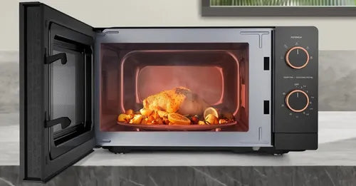 Microondas Midea 20 Litros Negro 600w Timer Cocina Pro