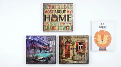 Set 3 Collage 38x38 Decoración Pared Varios