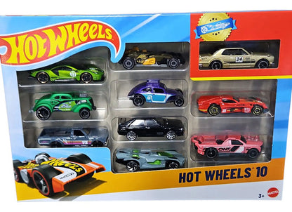 Hot Wheels Pack De 10 Autos Coleccionables 1:64 Variado