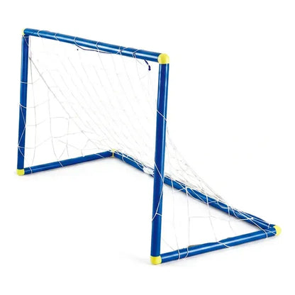 Arco De Fútbol Infantil Con Red Entrenamiento Para Niños Azul