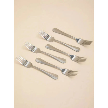 Set 6 Tenedores Postre Plateado