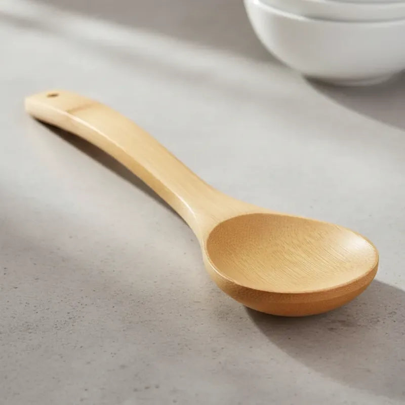 Set 4 Utensilios Cucharón De Madera