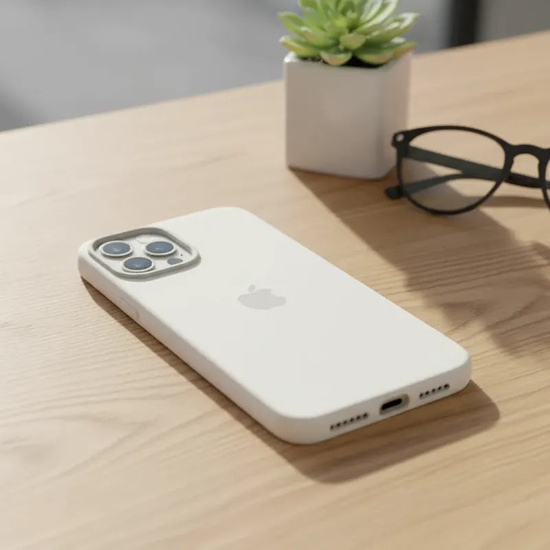 Carcasa De Silicona Para iPhone 16 Pro Max