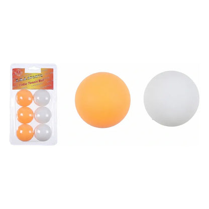 Pack 12 Pelotas De Pin-pon Mesa Tenis Balls Blanco Y Naranja