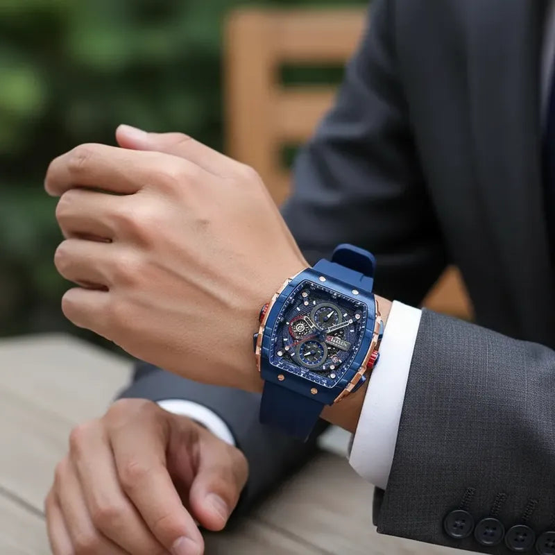 Reloj Curren Dep-estilo Hombre- Silicona Analógico