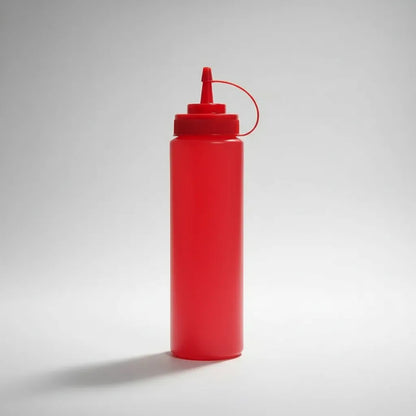 Pack 2 Dispensador Salsas Kétchup Mayonesa Ají 450ml Rojo-amarillo