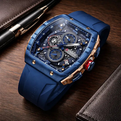 Reloj Curren Dep-estilo Hombre- Silicona Analógico