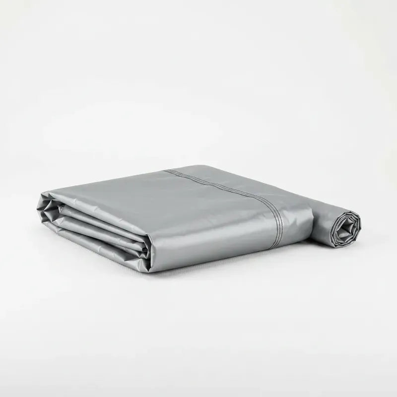 Funda Cubre Moto Impermeable Doble Costura Gris