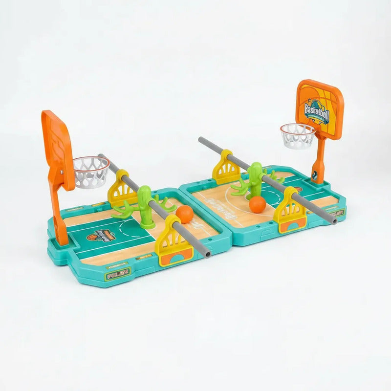 Juego Creativo De Mesa Cancha De Baloncesto Con Minicesta