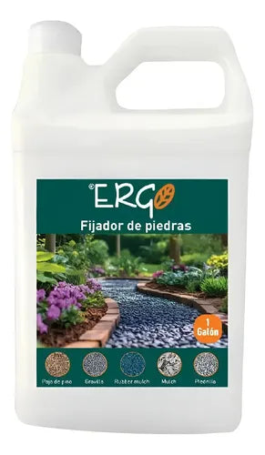 Fijador De Piedra Mulch 1 Galon, Secado Rápido