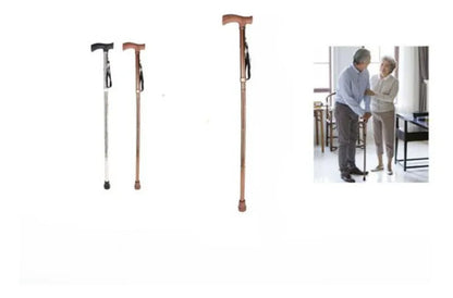 Baston Extensible Plegable Caminar Apoyo Ortopedico Dorado