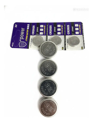 Pack 2 Blister Pilas Botón Cr2025 De Litio 3v De 5 Und