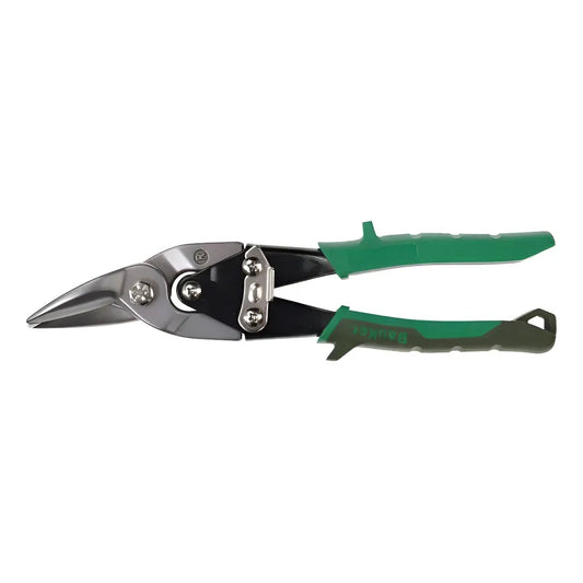 Tijera Bauker 10 Acero Corte Recto Hojalatero Color Verde Verde