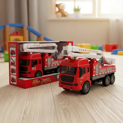 Juguete Camión De Bomberos Para Niños Con Luces Y Sonido Camión Rojo